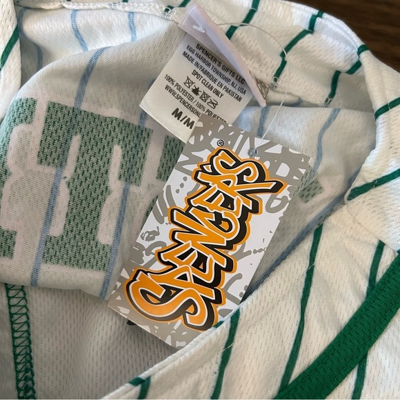 ❤️ NWT Spencer's St. Patrick's Day Clover Wasted #17 Jersey M - Picture 7 of 11